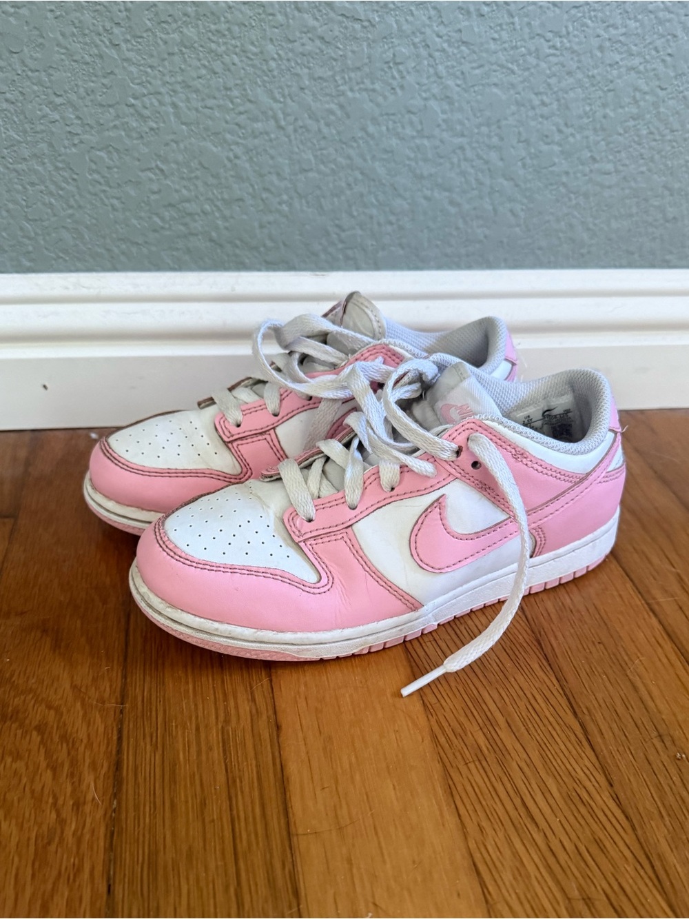 Nike Dunk Low Pink White Kids Sneakers